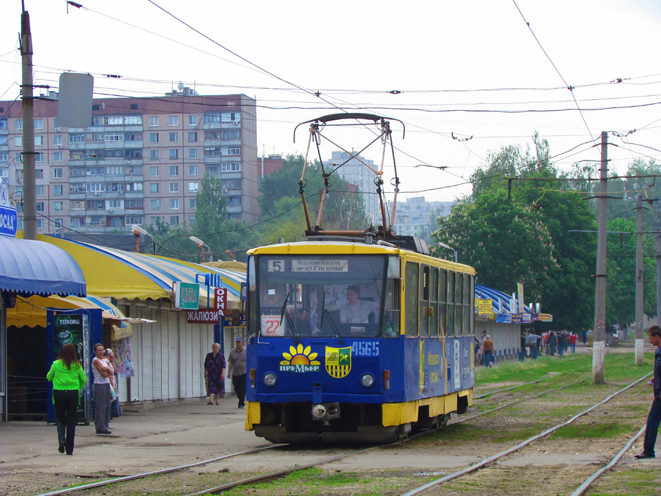 Харьков транспортный. Tatra-T6B5 #4565