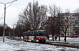 Tatra-T6B5 #4569 27-го маршрута на улице Героев Труда возле перекрестка с улицей Гвардейцев Широнинцев