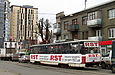 Tatra-T6B5 #4569 27-го маршрута на улице Молочной возле перекрестка с проспектом Гагарина