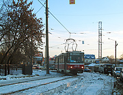 Tatra-T6B5 #4570 маршрута 16-А перед Моисеевским мостом