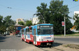 Tatra-T6B5 #4573 5-го маршрута на Московском проспекте в районе площади Восстания