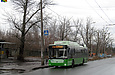 Богдан-Т70117 #3601 2-го маршрута на улице Проскуры перед отправлением от конечной "Проспект Жуковского"