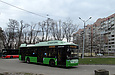 Богдан-Т70117 #3602 13-го маршрута разворачивается на конечной "Станция метро "Защитников Украины"