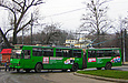 DAC-217E #3055 40-го маршрута на конечной станции "Парк им. Горького"