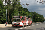 DAC-217E #223 2-го маршрута на улице Сумской возле Парка имени Горького