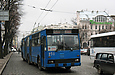 DAC-217E #231 39-го маршрута на улице Сумской, отъезжает от остановки "Театр оперы и балета им. Лысенко"