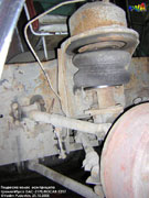 DAC-217E #120, подвеска колес оси прицепа
