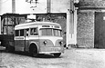 ЯТБ-4 #55, переоборудованный в служебный, на территории троллейбусного депо №1