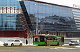 ЛАЗ-Е183А1 #2102 27-го маршрута на улице Дудинской возле станции метро "Холодная Гора"