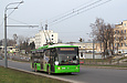 ЛАЗ-Е183А1 #2103 3-го маршрута на проспекте Гагарина возле перекрестка с Сидоренковской улицей