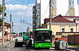 ЛАЗ-Е183А1 #2103 3-го маршрута на улице Кузнечной