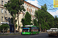 ЛАЗ-Е183А1 #2103 3-го маршрута на Александровском проспекте возле перекрестка с проспектом Архитектора Алешина