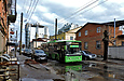ЛАЗ-Е183А1 #2103 3-го маршрута на улице Кузнечной в районе Троицкого переулка