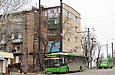 ЛАЗ-Е183А1 #2104 6-го маршрута на улице Южнопроектной