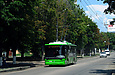 ЛАЗ-Е183А1 #2106 1-го маршрута на проспекте Маршала Жукова между Садовым проездом и проспектом Героев Сталинграда