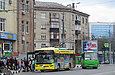 ЛАЗ-Е183А1 #2106 3-го маршрута на улице Вернадского