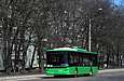 ЛАЗ-Е183А1 #3401 42-го маршрута на улице Гвардейцев-Широнинцев в районе улицы Валентиновской