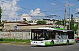 ЛАЗ-Е183А1 #3403 36-го маршрута на улице Танкопия поворачивает на улицу Ощепкова