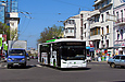 ЛАЗ-Е183А1 #3403 2-го маршрута на проспекте Правды в районе Сумской улицы