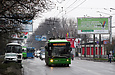 ЛАЗ-Е183А1 #3406 46-го маршрута на проспекте Московском возле станции метро "Индустриальная"