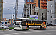 ЛАЗ-Е183А1 #3407 2-го маршрута на проспекте Ленина в районе станции метро "23-го Августа"