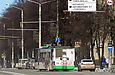 ЛАЗ-Е183А1 #3408 2-го маршрута на проспекте Науки возле перекрестка с улицей Тобольской
