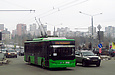 ЛАЗ-Е183А1 #3410 2-го маршрута на проспекте Науки возле станции метро "Ботанический Сад"