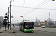 ЛАЗ-Е183А1 #3410 13-го маршрута на Московском проспекте в районе Коммунального путепровода