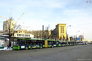 Презентация новых троллейбусов на площади Свободы, первый в колонне — ЛАЗ-Е301D1 #2202