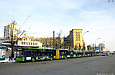 Презентация новых троллейбусов на площади Свободы, первый в колонне — ЛАЗ-Е301D1 #2202