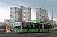 ЛАЗ-Е301D1 #2202 1-го маршрута на проспекте Петра Григоренко возле перекрестка с улицей Танкопия