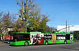 ЛАЗ-Е301D1 #2203 3-го маршрута на проспекте Косиора возле бульвара Богдана Хмельницкого