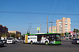 ЛАЗ-Е301D1 #2203 3-го маршрута на перекрестке проспектов Гагарина и Героев Сталинграда