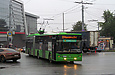 ЛАЗ-Е301D1 #2204 27-го маршрута на перекрестке улиц Дудинской, Холодногорской и Полтавский Шлях
