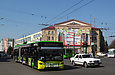 ЛАЗ-Е301D1 #2206 3-го маршрута на перекрестке улицы Вернадского и проспекта Гагарина