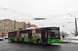 ЛАЗ-Е301D1 #2209 3-го маршрута на перекрестке проспектов Гагарина и Героев Сталинграда