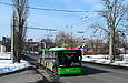 ЛАЗ-Е301D1 #2210 27-го маршрута на улице Нариманова возле Профсоюзного бульвара