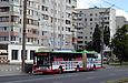 ЛАЗ-Е301D1 #2211 3-го маршрута на проспекте Героев Сталинграда в районе улицы Фонвизина