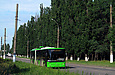 ЛАЗ-Е301D1 #2213 27-го маршрута на проспекте Постышева следует через Григоровский бор