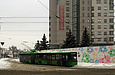 ЛАЗ-Е301D1 #2213 на Рыбной площади перед перекрестком с Университетской улицей