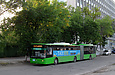 ЛАЗ-Е301D1 #2213 27-го маршрута в Симферопольском переулке возле улицы Большой Гончаровской