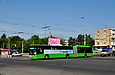 ЛАЗ-Е301D1 #2213 27-го маршрута на перекрестке улиц Холодногорской и Полтавский Шлях