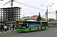 ЛАЗ-Е301D1 #2213 27-го маршрута на проспекте Гагарина в районе улицы Молочной