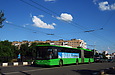 ЛАЗ-Е301D1 #2213 3-го маршрута на Подольском мосту