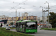 ЛАЗ-Е301D1 #2213 3-го маршрута на проспекте Героев Сталинграда возле улицы Троллейбусной