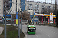 ЛАЗ-Е301D1 #2218 5-го маршрута на проспекте Гагарина в районе Бутлеровского въезда