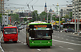 ЛАЗ-Е301D1 #2218 3-го маршрута на улице Вернадского в районе проспекта Гагарина