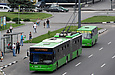 ЛАЗ-Е301D1 #2219 3-го маршрута на проспекте Гагарина возле надземного перехода