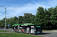 ЛАЗ-Е301D1 #2220 1-го маршрута на проспекте Маршала Жукова в районе улицы Олимпийской