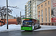 ЛАЗ-Е301D1 #2221 3-го маршрута на повороте с Соляниковского переулка на улицу Гамарника